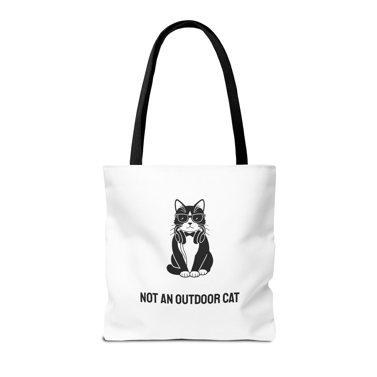 Not An Outdoor Cat Tote Bag – Fun House Cat Tote for Cat Lovers
