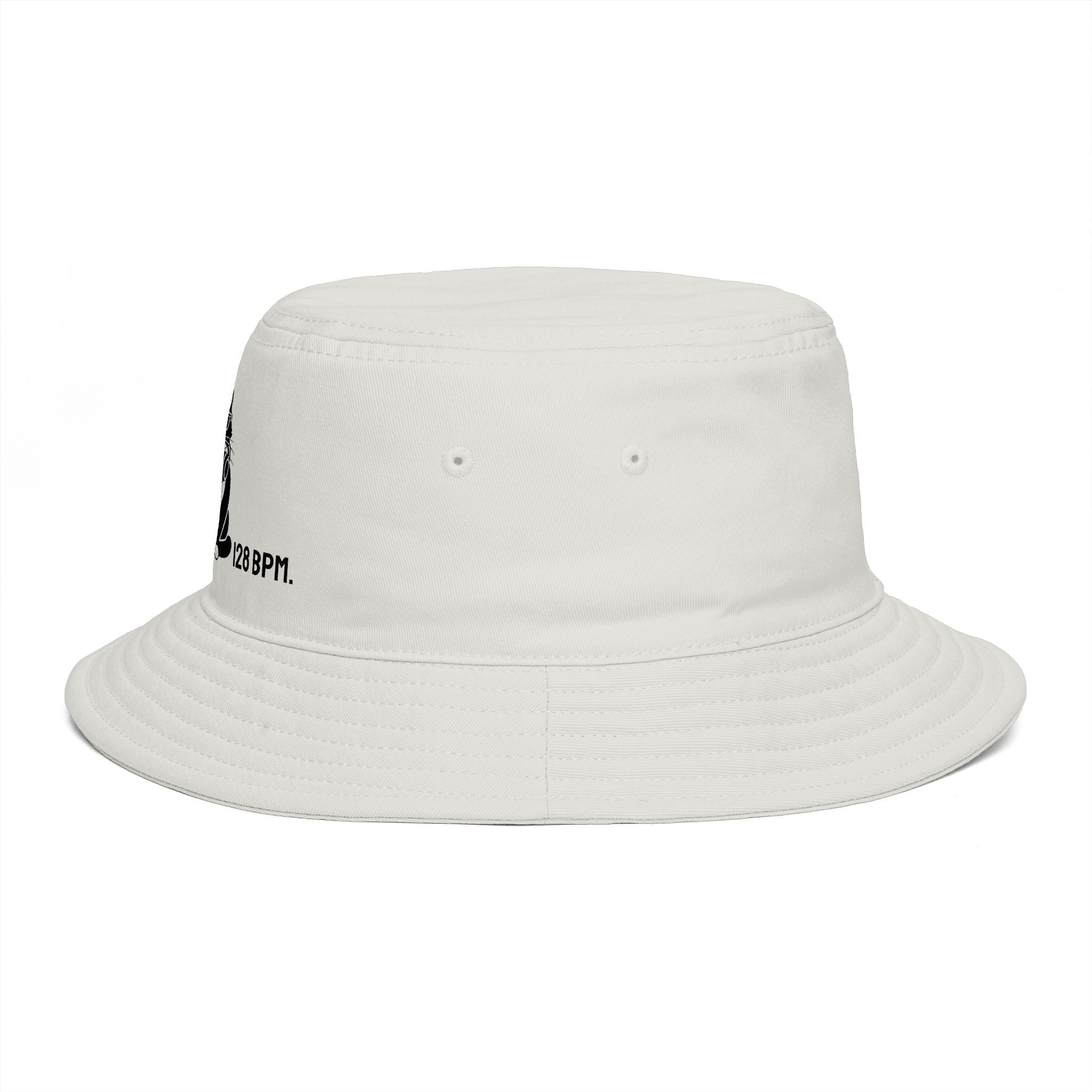 House Cat Radio™ Festival Bucket Hat — Purring at 128 BPM