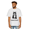 Cat DJ T-Shirt — "Purring at 128 BPM" Graphic Tee