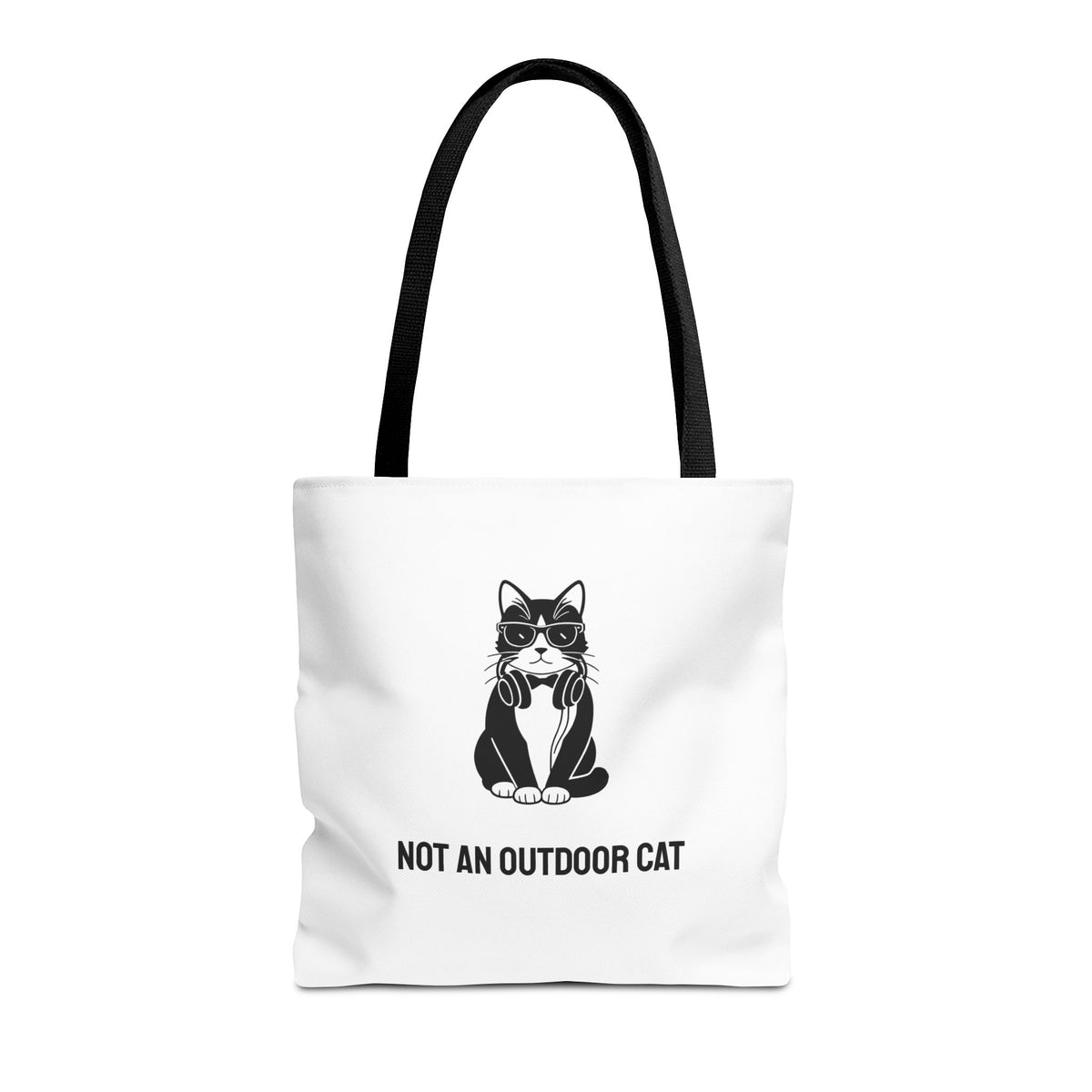 Not An Outdoor Cat Tote Bag – Fun House Cat Tote for Cat Lovers