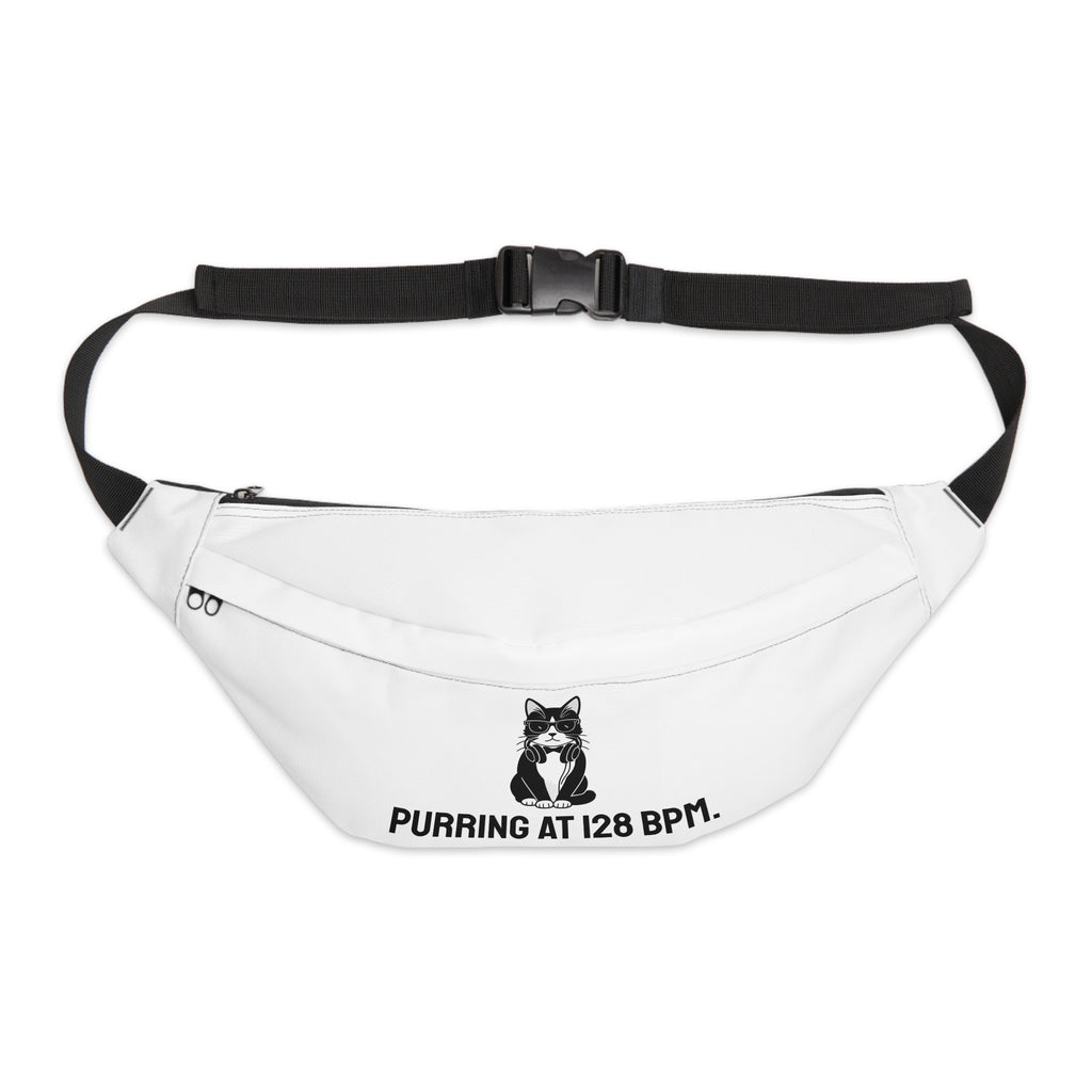 House Cat Radio™ Festival Cat Fanny Pack — Purring at 128 BPM