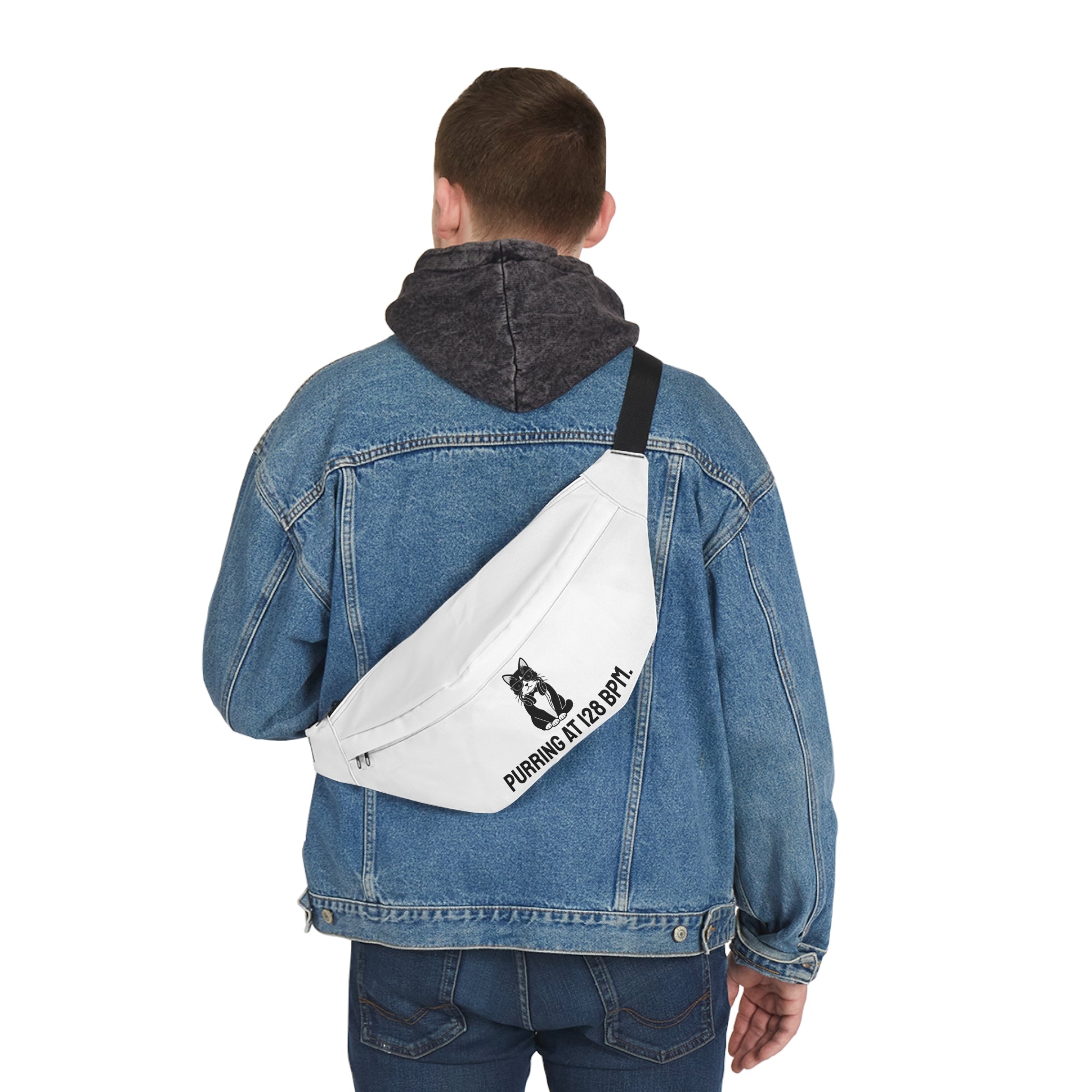 House Cat Radio™ Festival Cat Fanny Pack — Purring at 128 BPM