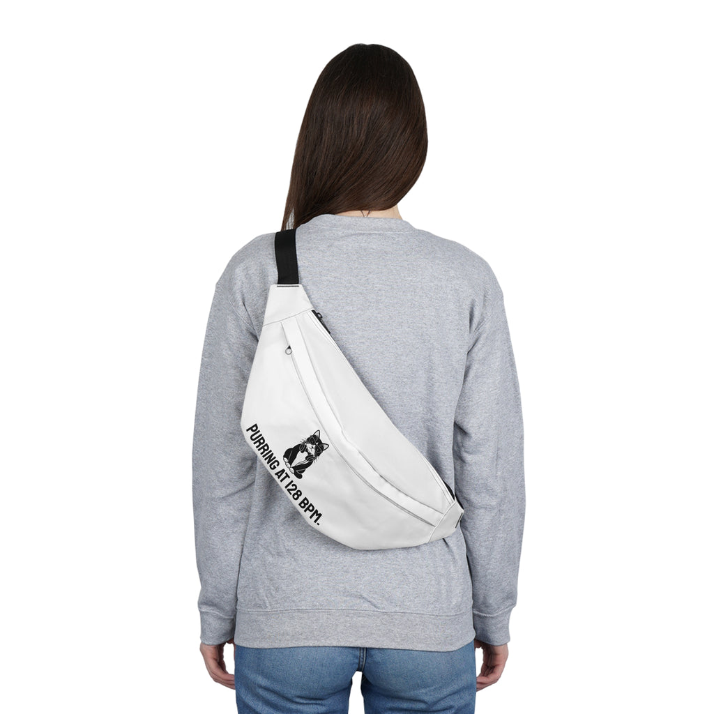 House Cat Radio™ Festival Cat Fanny Pack — Purring at 128 BPM